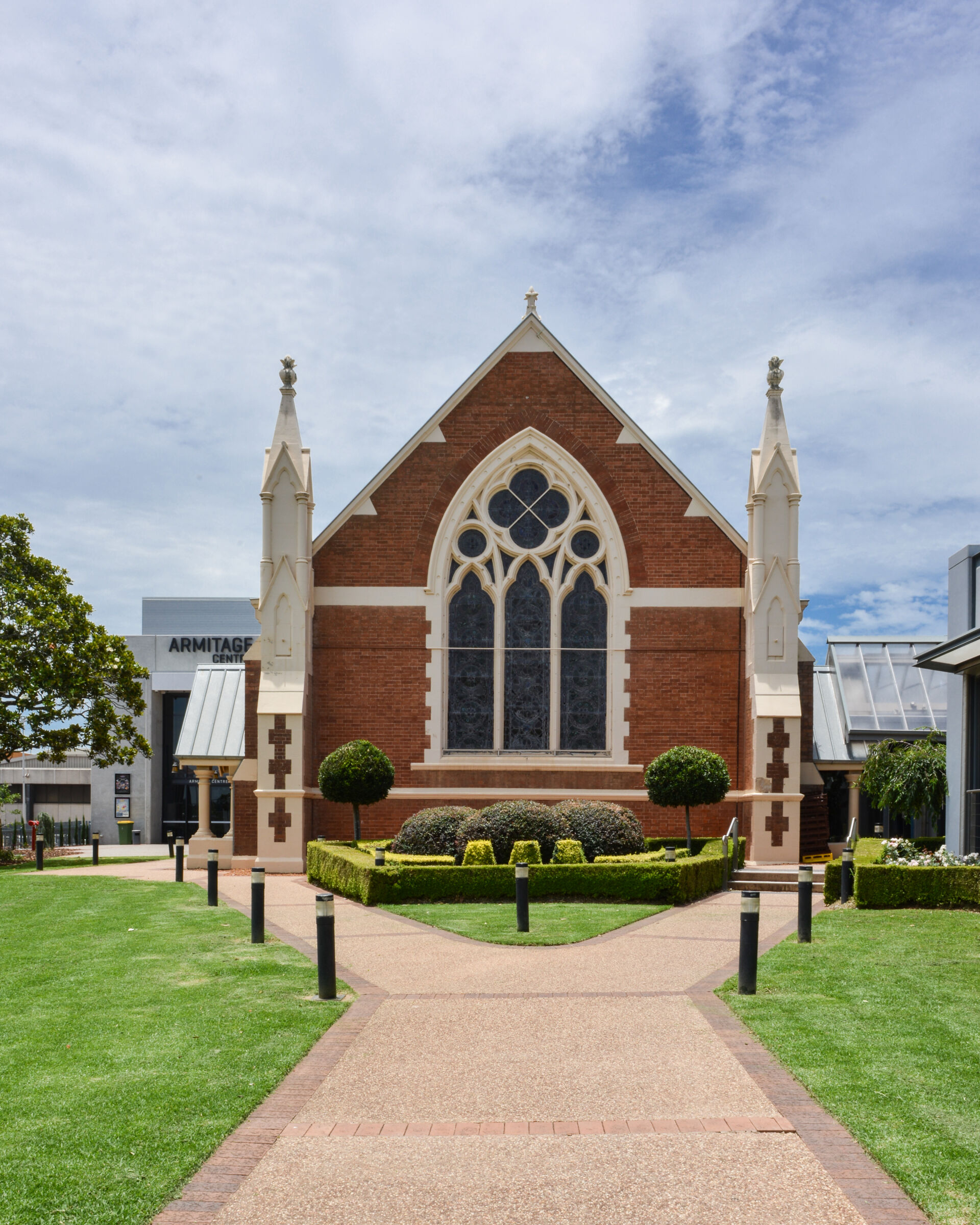 Exterior photo of church theatre